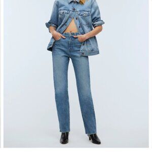 Madewell the 90s straight jean (curvy)